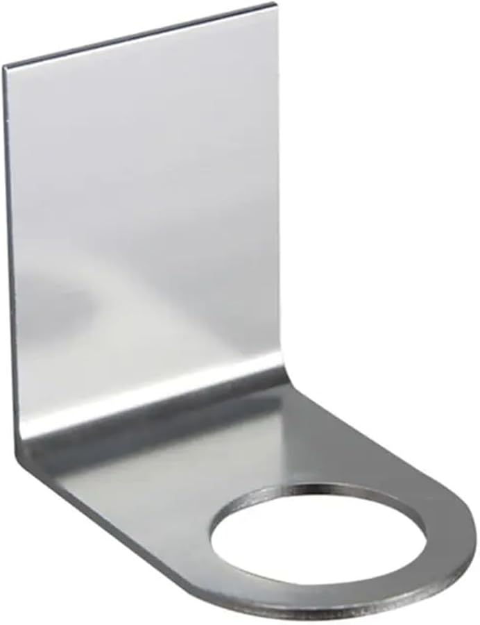 Large Silver Wall Mounted Soap Bottle Holder Shower Gel Dispenser Stainless Steel - Image 1